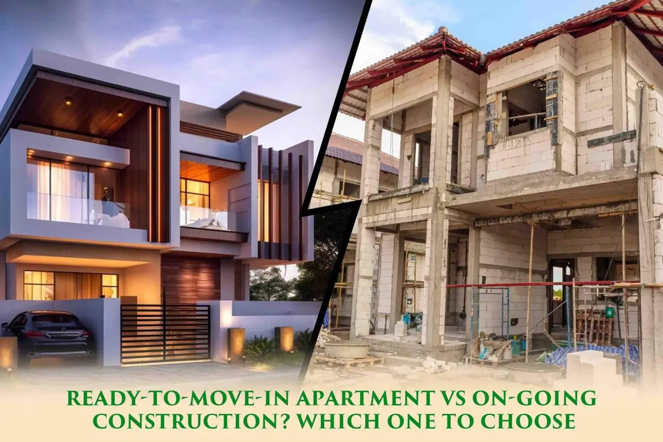 Ready to move vs under construction flats in Tirunelveli comparison showing completed apartments and ongoing construction